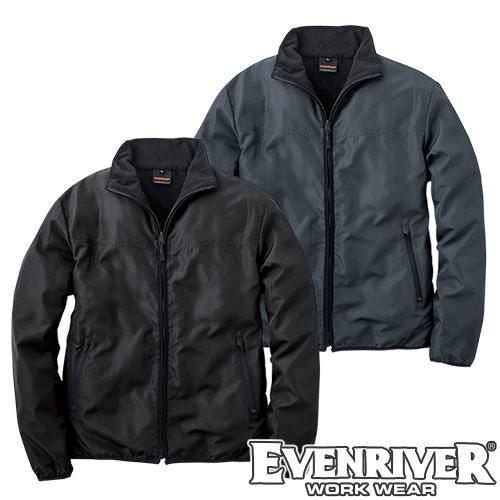 作業服 ジャンパー イーブンリバー EVENRIVER フルジップマイクロ