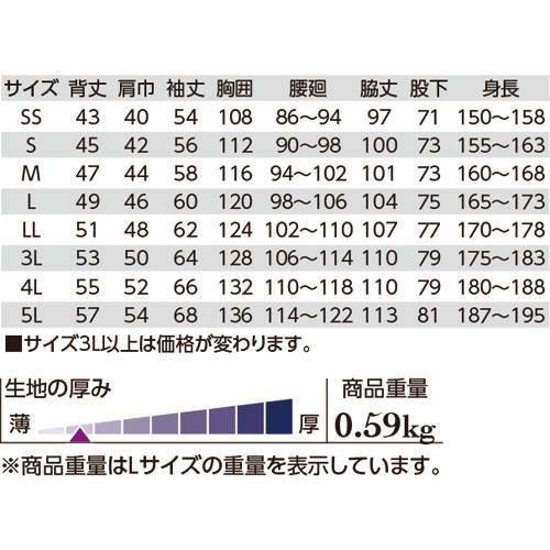 作業服 つなぎ クレヒフク KURE BLUE CAT長袖ツナギ 609 作業着 春夏