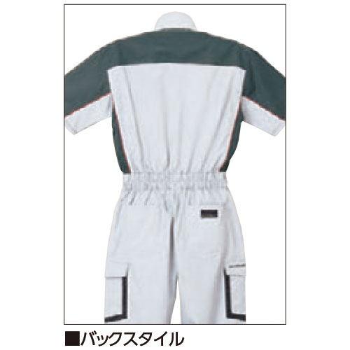 作業服 つなぎ クレヒフク KURE 半袖ピットスーツ KR903 作業着 春夏