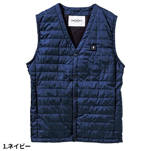 村上被服 HOOH インナーヒートベスト+空調服+ファン+バッテリー 電熱ウェア 村上被服 鳳皇 HOOH インナーヒートベスト