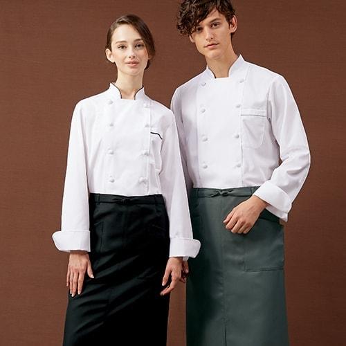 特価 ]制服 ユニフォーム シェフ 住商モンブラン コックコート 長袖 6