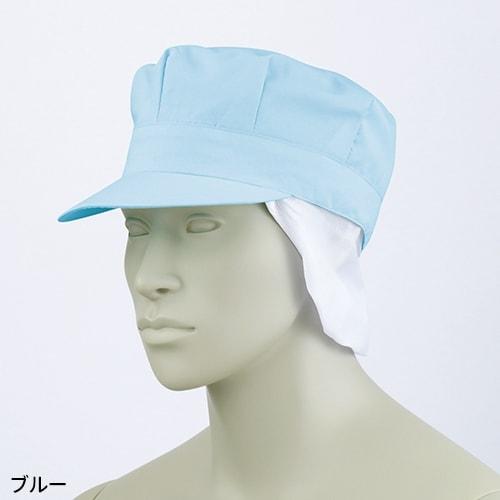 特価 ][メール便対応]衛生帽子 衛生キャップ 天メッシュ 八角帽子 たれ