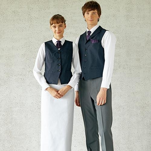 ベスト 制服 ユニフォーム 住商モンブラン BN6611-9 飲食店 レストラン