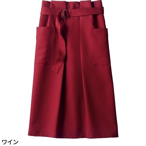 エプロン 前掛 制服 ロング丈 住商モンブラン サロンエプロン BW9501-1