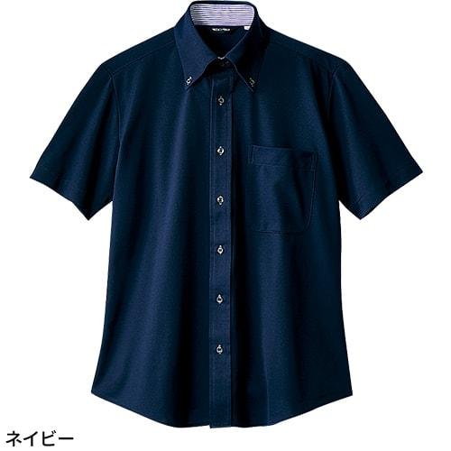 シャツ ワイシャツ 住商モンブラン ニットシャツ 半袖 ZK2712 飲食店