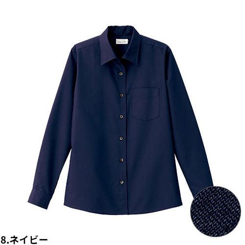シャツ 開襟 オープンカラー FACEMIX フェイスミックス レディス開襟