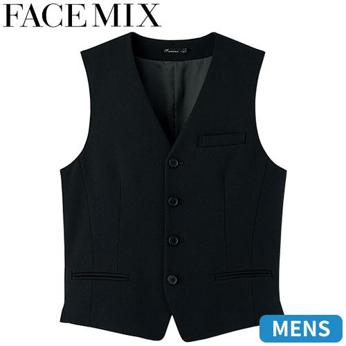 ベスト 制服 ユニフォーム FACEMIX フェイスミックス メンズストレッチベスト（無地） FV1006M 飲食店 レストラン カフェ バー メンズ バーテンダー ホテル おしゃれ かっこいい ベスト 制服 ユニフォーム FACEMIX フェイスミックス メンズストレッチ