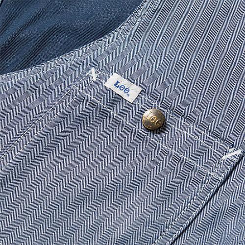 作業服 ベスト Lee ジップアップベスト LWV19001 作業着 通年 秋冬
