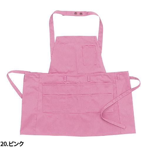 メール便対応】前掛け エプロン シンメン 胸付ショートエプロン AP8