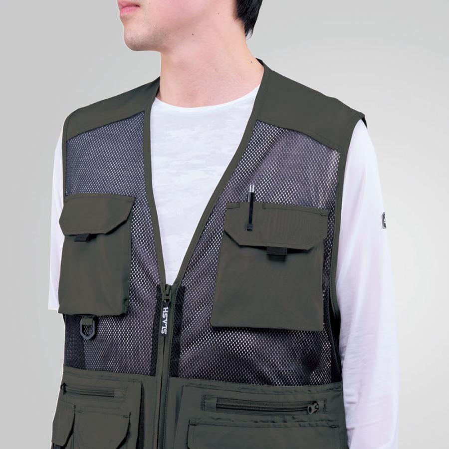 作業服 ベスト シンメン マルチポケットメッシュベスト 06514 作業着
