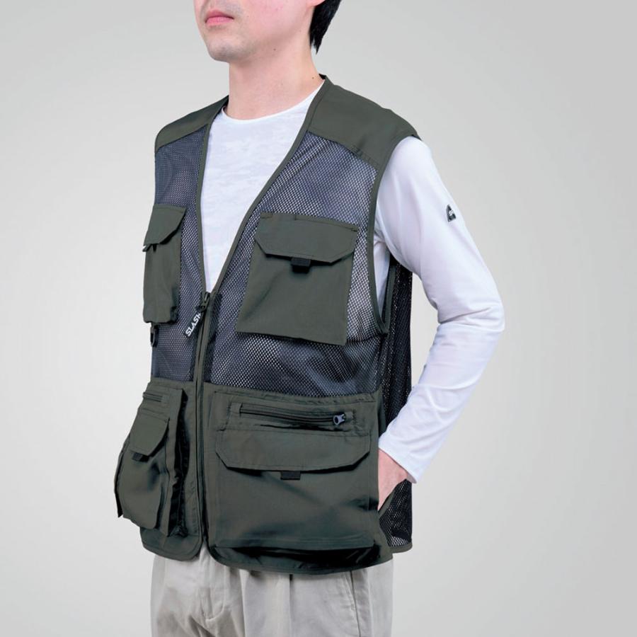 作業服 ベスト シンメン マルチポケットメッシュベスト 06514 作業着
