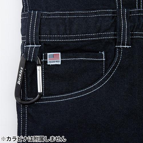 作業服 デニムツナギ ディッキーズ Dickies CORDURAストレッチデニムツナギ D-756 作業着 通年 秋冬｜mamoru-k｜03