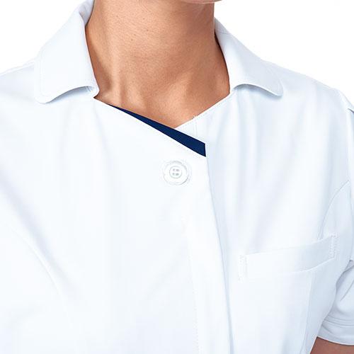 ジャケット ケーシー ナース服 白衣 UQW1053 ルコックスポルティフ