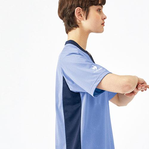 メール便対応】Vネック Tシャツ UZL3201 ルコックスポルティフ 男女