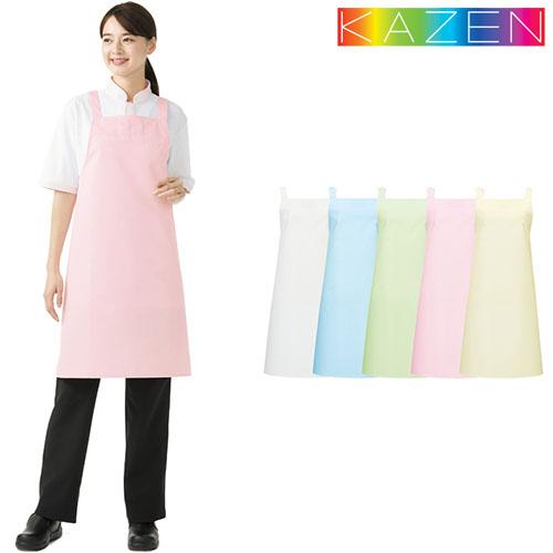 メール便対応】エプロン 前掛 KAZEN カゼン 胸当てエプロン X型 たすき