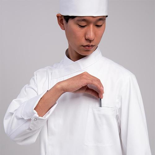 セブンユニフォーム 業務用 厨房服 調理服 コックコート 長袖 BA1042
