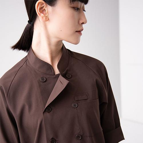 セブンユニフォーム 業務用 厨房服 調理服 コックシャツ 五分袖 BA1225 
