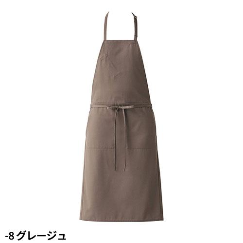 セブンユニフォーム 業務用 前掛 胸当エプロン ET3408 首掛け ホール