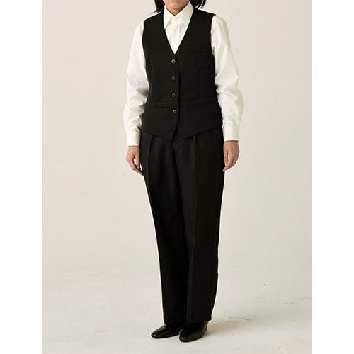 セブンユニフォーム 業務用 フォーマル ベスト CJ4315 襟なしベスト