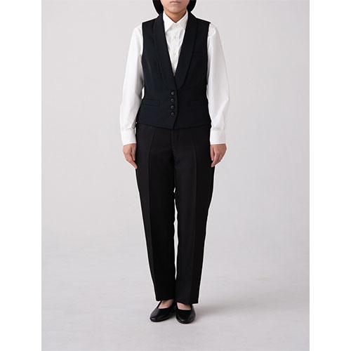 セブンユニフォーム 業務用 フォーマル ベスト CJ4329 襟付きベスト