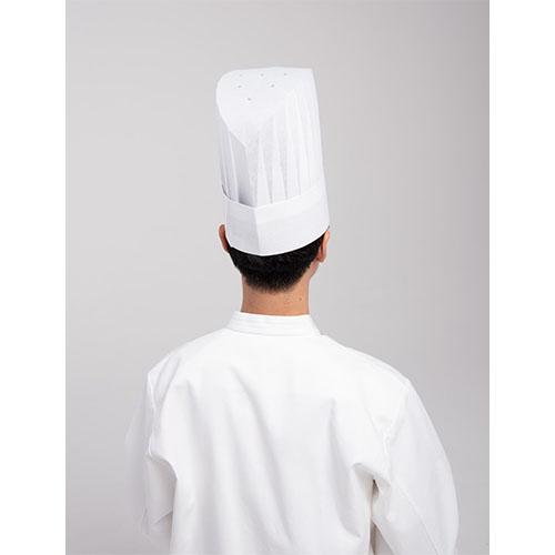 セブンユニフォーム 業務用 シェフ用 帽子 コック帽 25cm 10枚入