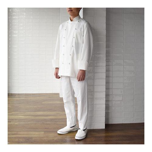 セブンユニフォーム 業務用 厨房服 調理服 コックコート 長袖 QA7332