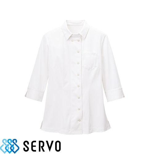 シャツ ワイシャツ レギュラーカラー SBLL-1301 サーヴォ Servo 7分袖 