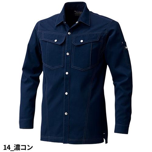 作業服 長袖シャツ 寅壱 TORA 3301-125 作業着 春夏 カッコいい