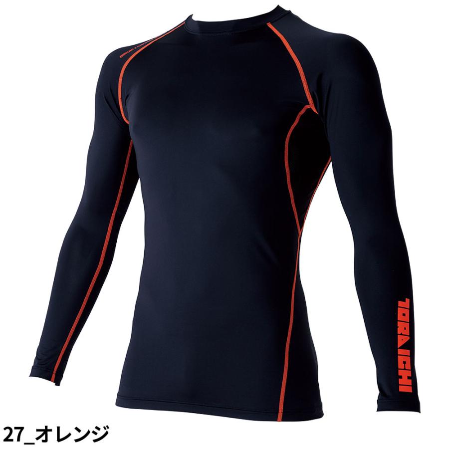 インナー 長袖 寅壱 TORA 長袖クルーネックTシャツ 7996-617 夏用
