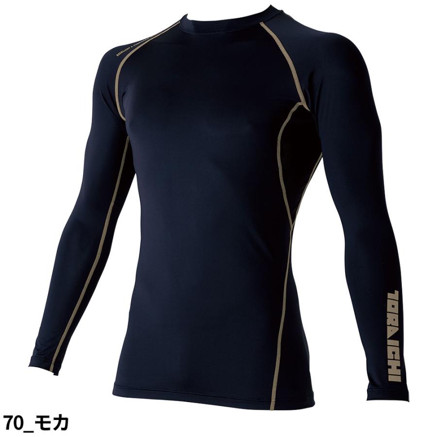 インナー 長袖 寅壱 TORA 長袖クルーネックTシャツ 7996-617 夏用