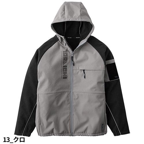 ヤッケ 上着 寅壱 TORA ボンディングフルジップパーカー 7941-652 小雨