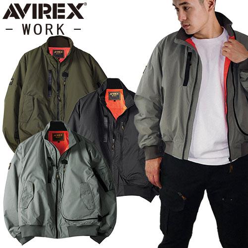 防寒ジャンパー AVIREX WORK アヴィレックス ワーク フライト防寒