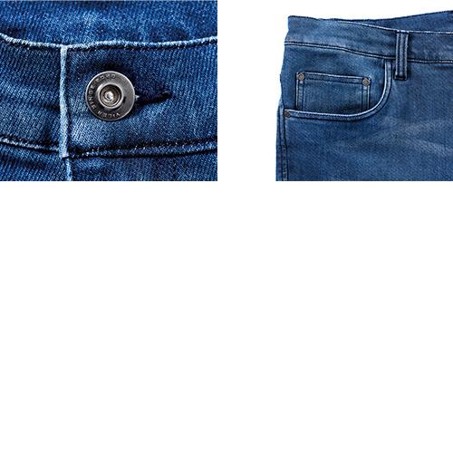 作業着 デニム 上下セット 村上被服 鳳皇 作業服 ストレッチ 蛇腹 綿