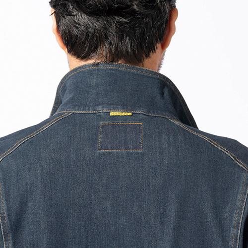 作業服 デニム 上下セット 作業着 ストレッチ 秋冬 デニムパンツ