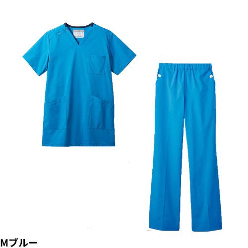 スクラブ 白衣 上下セット パンツ 住商モンブラン 男女兼用 医療 MS241