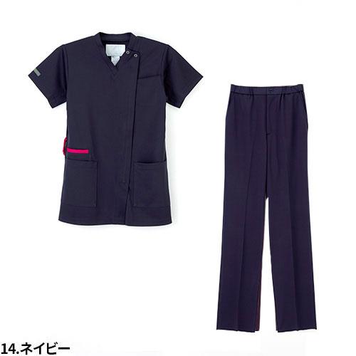 スクラブ 白衣 上下セット パンツ ナガイレーベン レディース 女性用