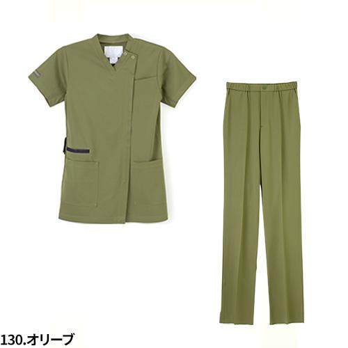 スクラブ 白衣 上下セット パンツ ナガイレーベン レディース 女性用