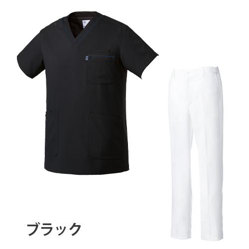 ゆったりLLサイズ❤新品 PING 黒シャツ 白パンツ 上下セット セットアップ 予約販売】メンズ セットアップ 上下 長袖 レザー ブラック ホワイト