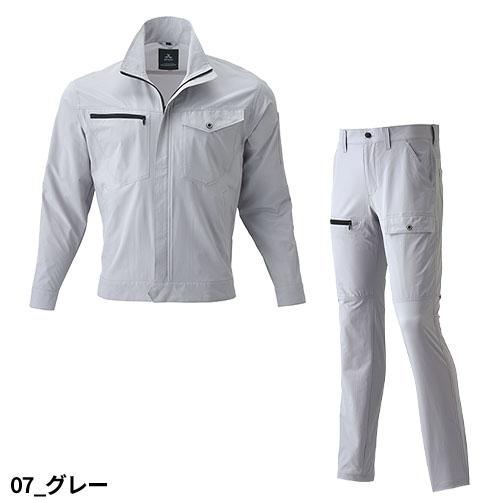 作業着 作業服 メンズ 上下セット ストレッチ 上着 秋冬 通年 大きい