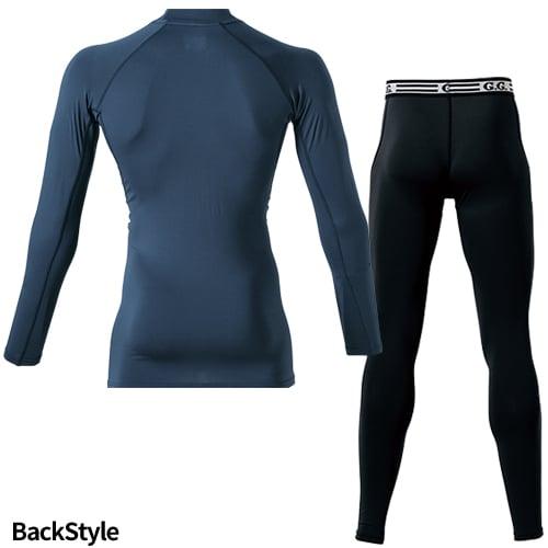 メール便対応】防寒インナー上下セット 防寒着 メンズ シャツ スパッツ