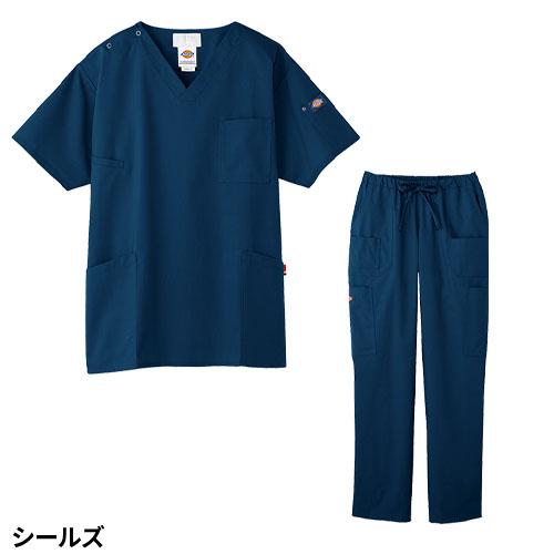 白衣 上下セット(7033SC+5017SC) スクラブ パンツ ディッキーズ