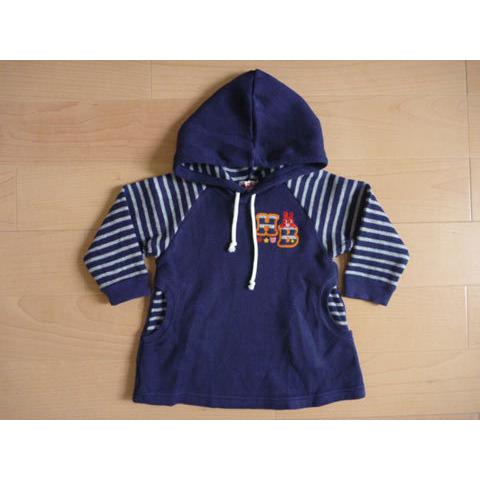 MIKI HOUSE（ミキハウス） アウトレット 子供服 長袖 パーカー 80cm 