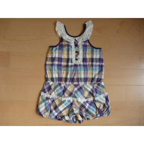 mezzo piano メゾピアノ 子供服 オールインワン サロペット 130cm ☆5 
