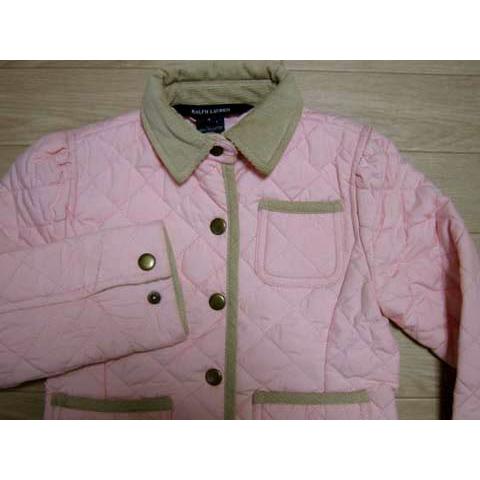 ラルフローレン キッズ 子供服 中綿 ジャケット アウター ブルゾン 4歳 約 100cm 4 女の子 女児 ガールズ ブランド Used アウトレット リサイクル I 子供服マナマナキッズ ベビー服 通販 Yahoo ショッピング