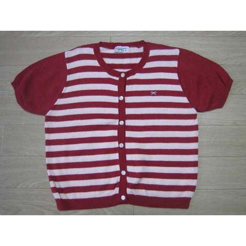 銀座サエグサ 子供服 半袖 カーディガン カーデガン カーデボーダー 赤 ピンク 春 夏 9歳 約 130cm 4 キッズ ユーズド 女の子 ガールズ 男の子 ブランド ア I 子供服マナマナキッズ ベビー服 通販 Yahoo ショッピング