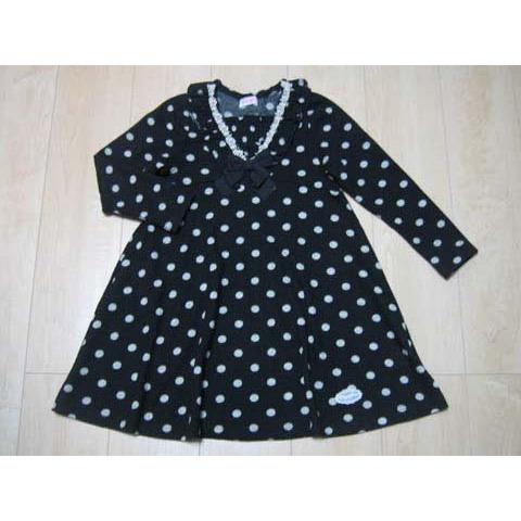 メゾピアノ mezzo piano アウトレット 子供服 女の子 長袖 チュニック  