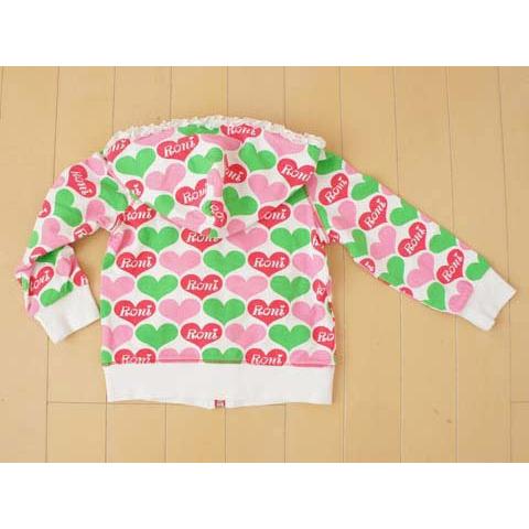 RONI ロニィ ロニ ロニー 子供服 女の子 女児 長袖 ジップアップ 