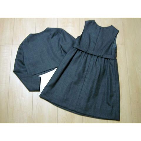 ファミリアアンサンブルボレロジャンパースカート110cm