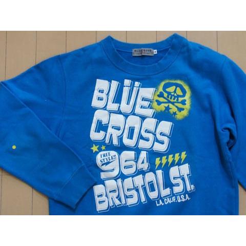 ブルークロス ボーイズ Blue Cross 子供服 男の子 M 150cm 長袖 トレーナー スウェット 青 裏起毛 ドクロ スカル 秋 冬 冬服 2 キッズ ジュニア ユーズド 男児 I 子供服マナマナキッズ ベビー服 通販 Yahoo ショッピング