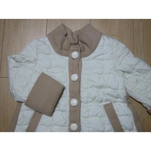 BeBe ベベ bebe 子供服 女の子 100cm 薄手 中綿 コート ブルゾン 